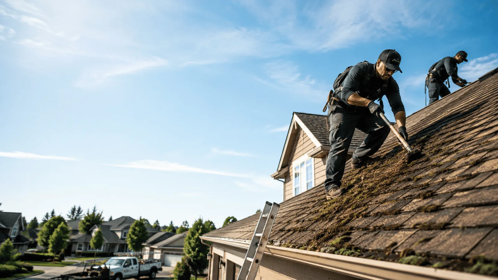 Roof Moss Removal in Pottersville, NJ near me